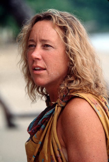 Sue Hawk, formerly of Palmyra, finished in fourth place on "Survivor: Borneo," the first season of the show in 2000.