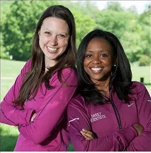 University of Wisconsin-Madison food scientists Maya Warren (right) and Amy DeJong won the 25th season of "The Amazing Race" in 2014.